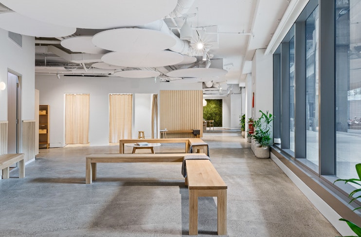 interior of wellness studio